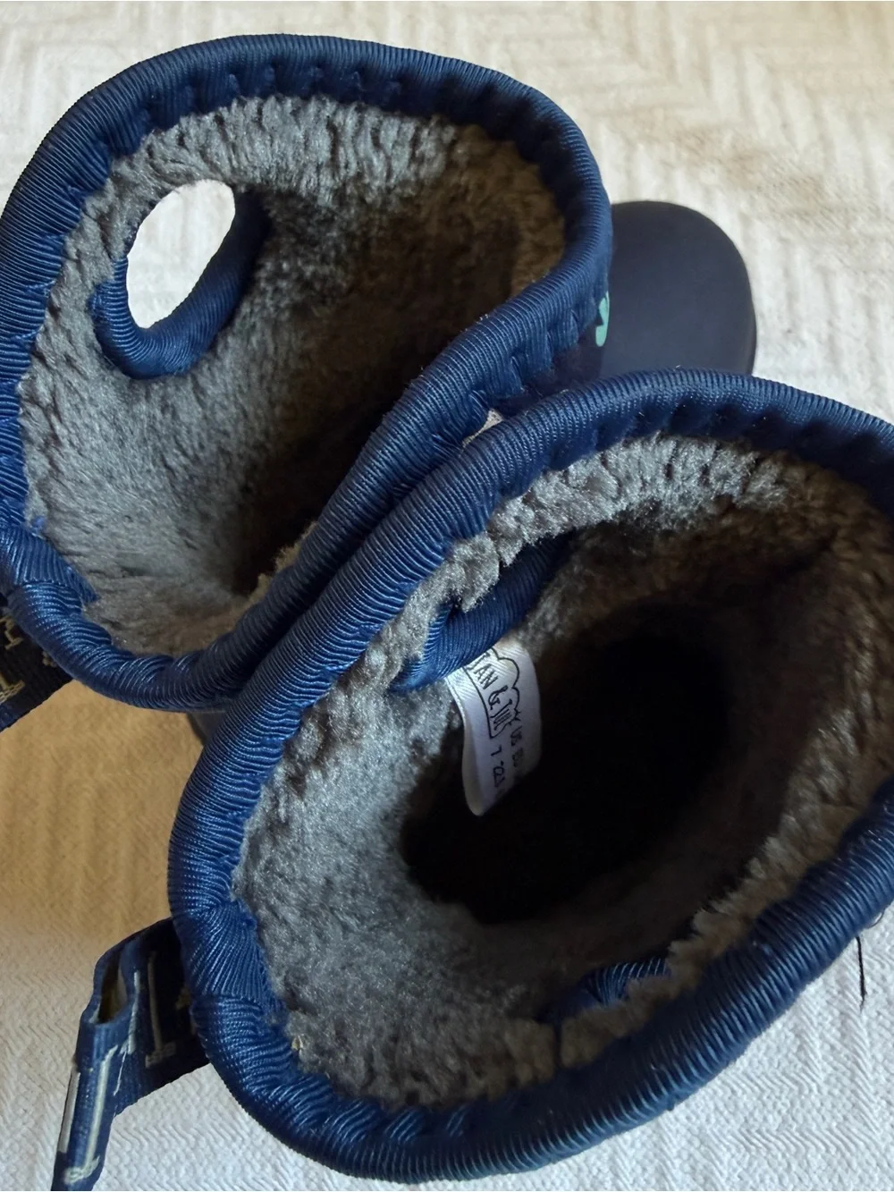 Jan & Jul Navy Winter Pull-On Boots